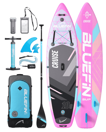 Bluefin Inflatable Paddle Board Cruise 10'8 Miami Pink