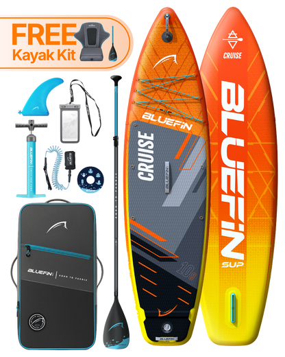 <tc>Cruise</tc> Paddleboard gonflable SUP 10'8 - Orange