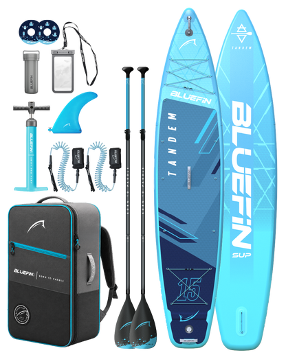 Tandem 15' aufblasbares SUP-Paddelboard