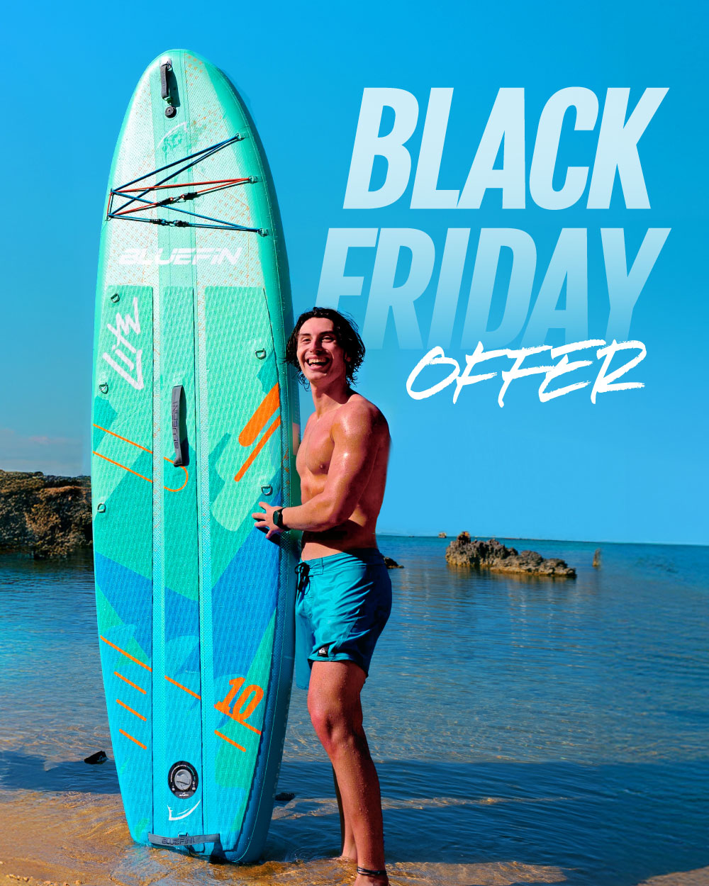 <tc>Blue Lagoon</tc> <tc>Lite</tc> Aufblasbares SUP-Paddleboard